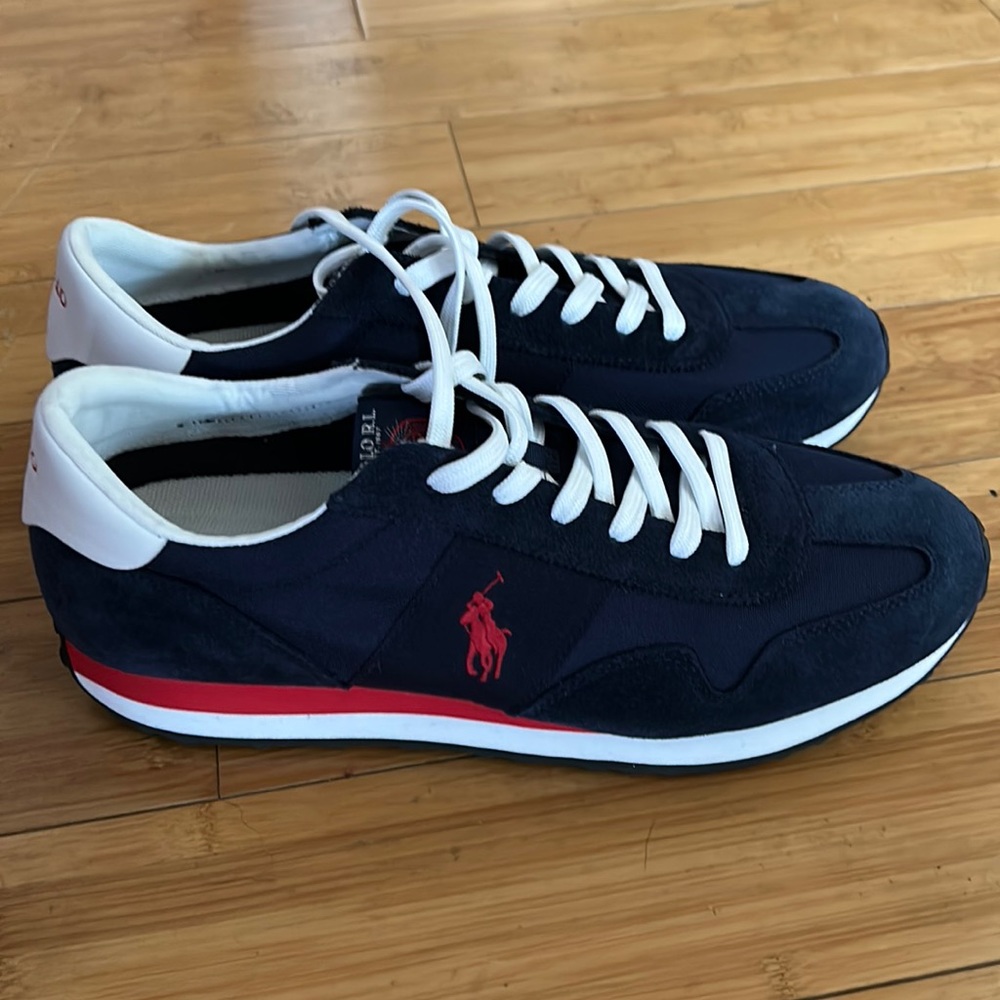 Polo low top shoes worn once